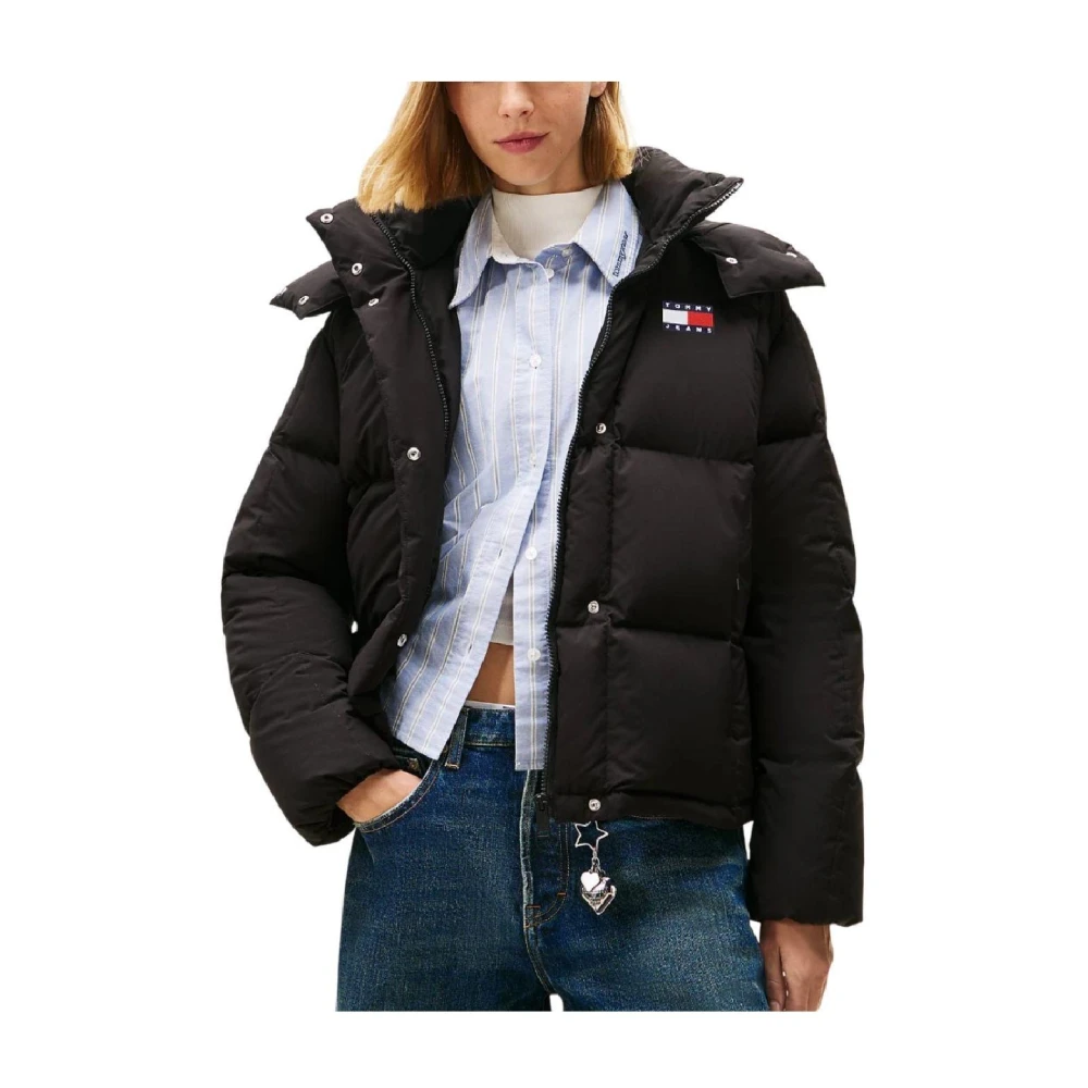 Tommy Hilfiger Women's Black Alaska Puffer Jacket - Winter Jackets - Xs - Jackets