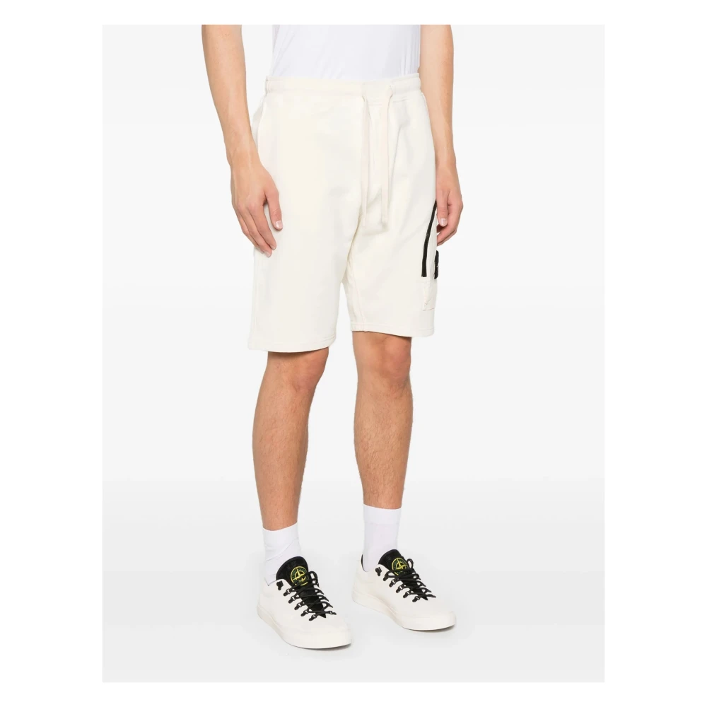 Stone Island Casual Zomer Shorts Beige Heren