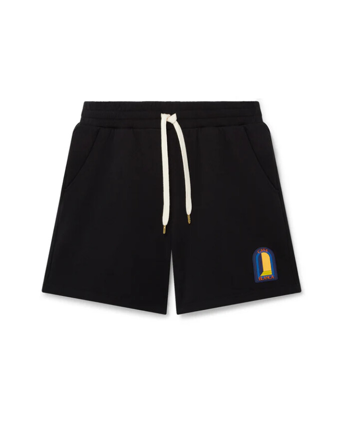 short-de-survetement-avec-patch-arche-de-nuit