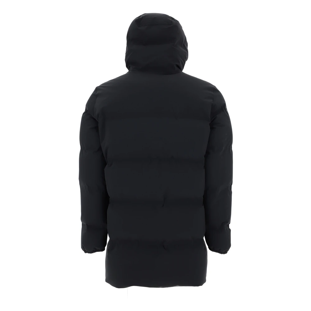 Herno Zwarte Impact Parka met Membraan Gray Heren