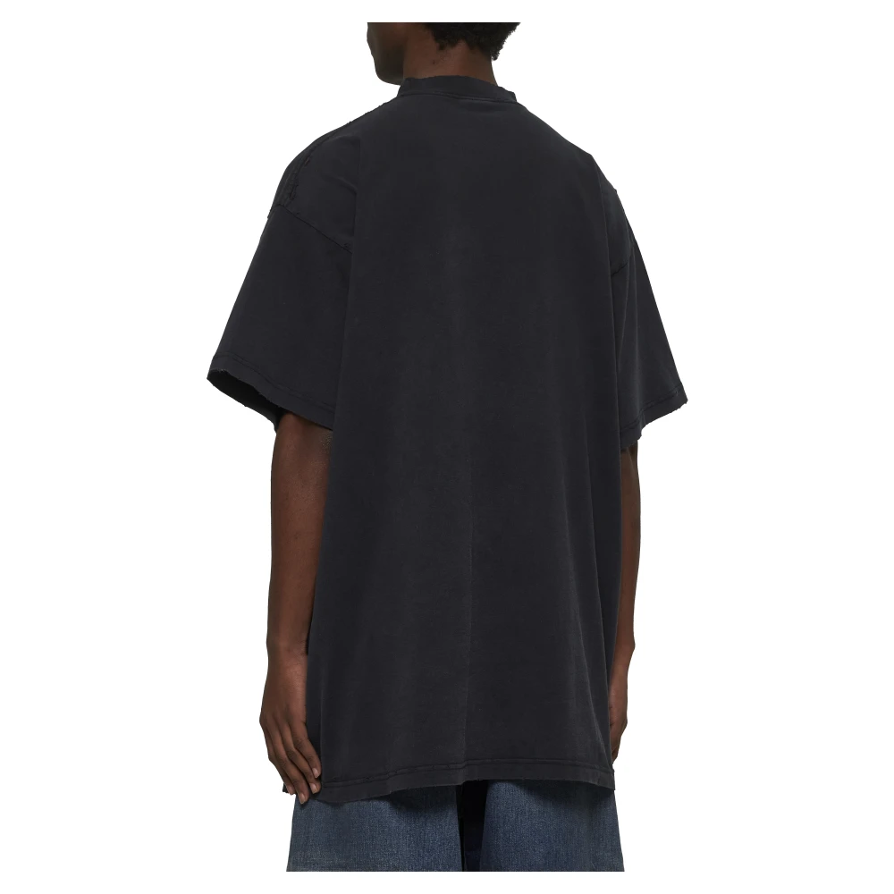 Balenciaga 3B Liquefied T-shirt Black Heren