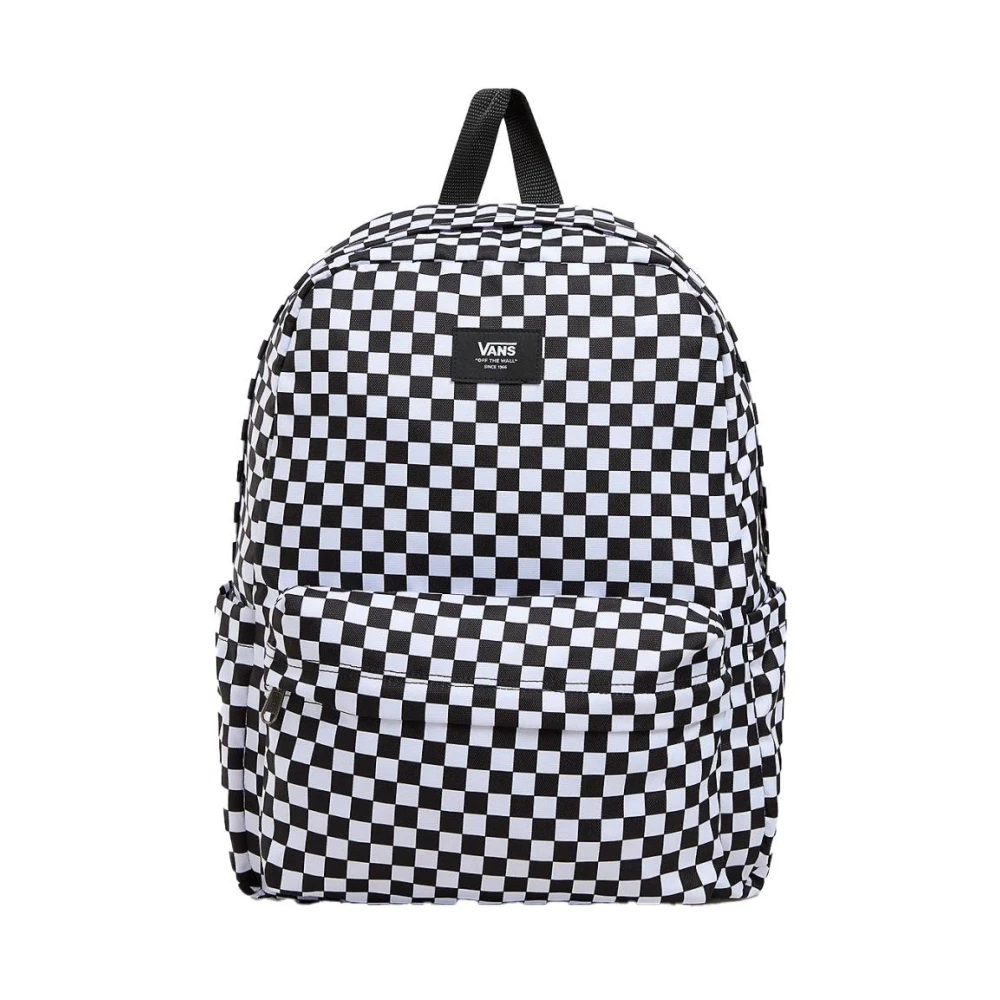 Vans Old Skool Check Backpack Women's Black/White - La Redoute - Image 6