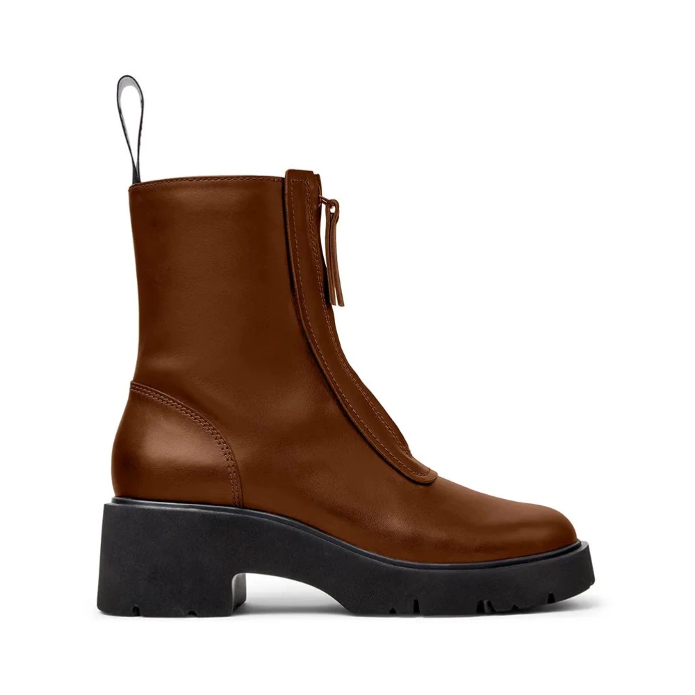 CAMPER Milah - Scarpe formali per Donna - Marrone, taglia 36, Pelle liscia - Immagine 4