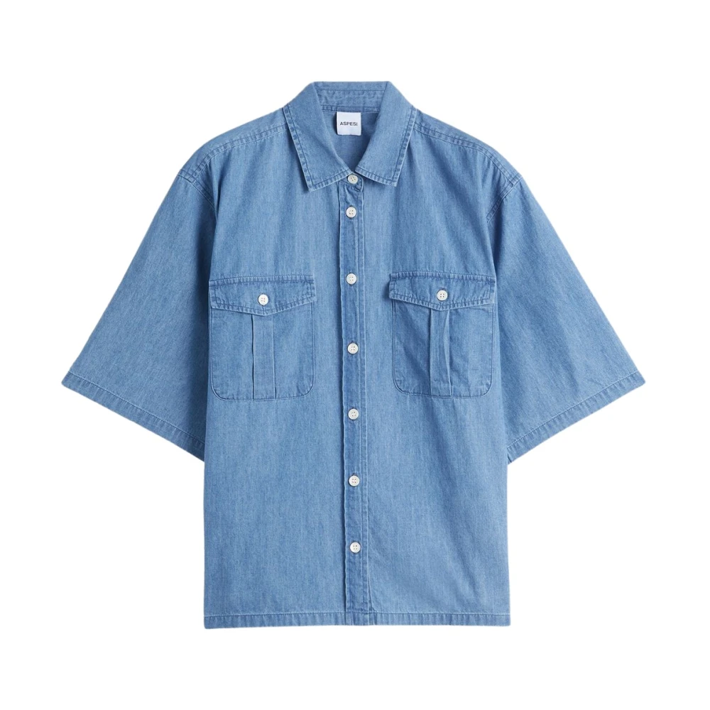 Blouses & Shirts > Denim Shirts - - Aspesi - Modalova