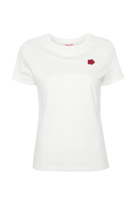 flower-motif-logo-patch-t-shirt