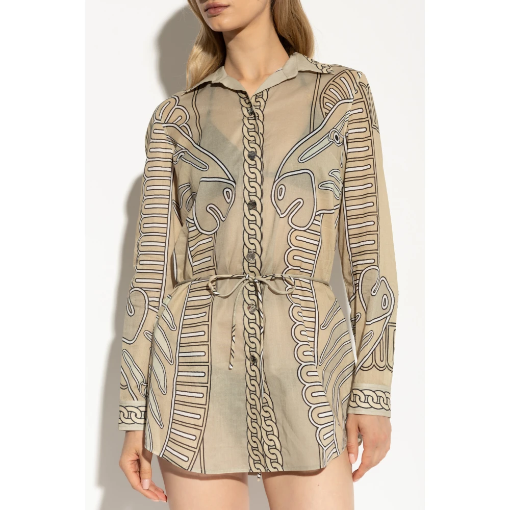 TORY BURCH Gestreept overhemd Multicolor Dames