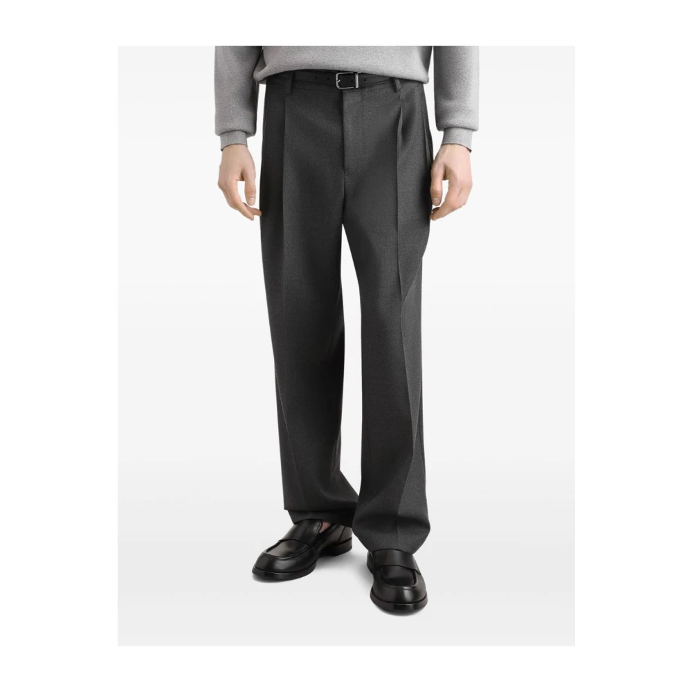 Dolce & Gabbana Luxe Grijze Broek voor Mannen Gray Heren