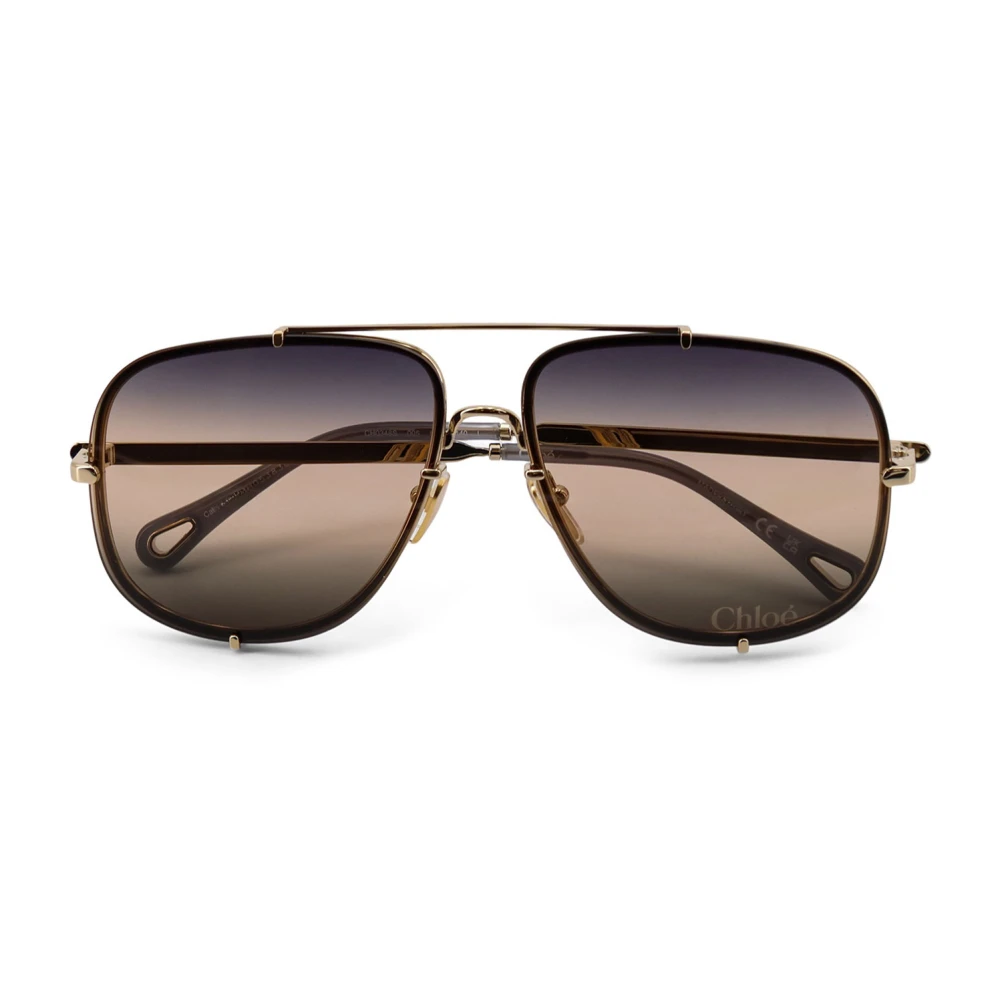 Chloé Women's Yellow Aviator Sunglasses - Sunglasses - 62 Mm - Accessories