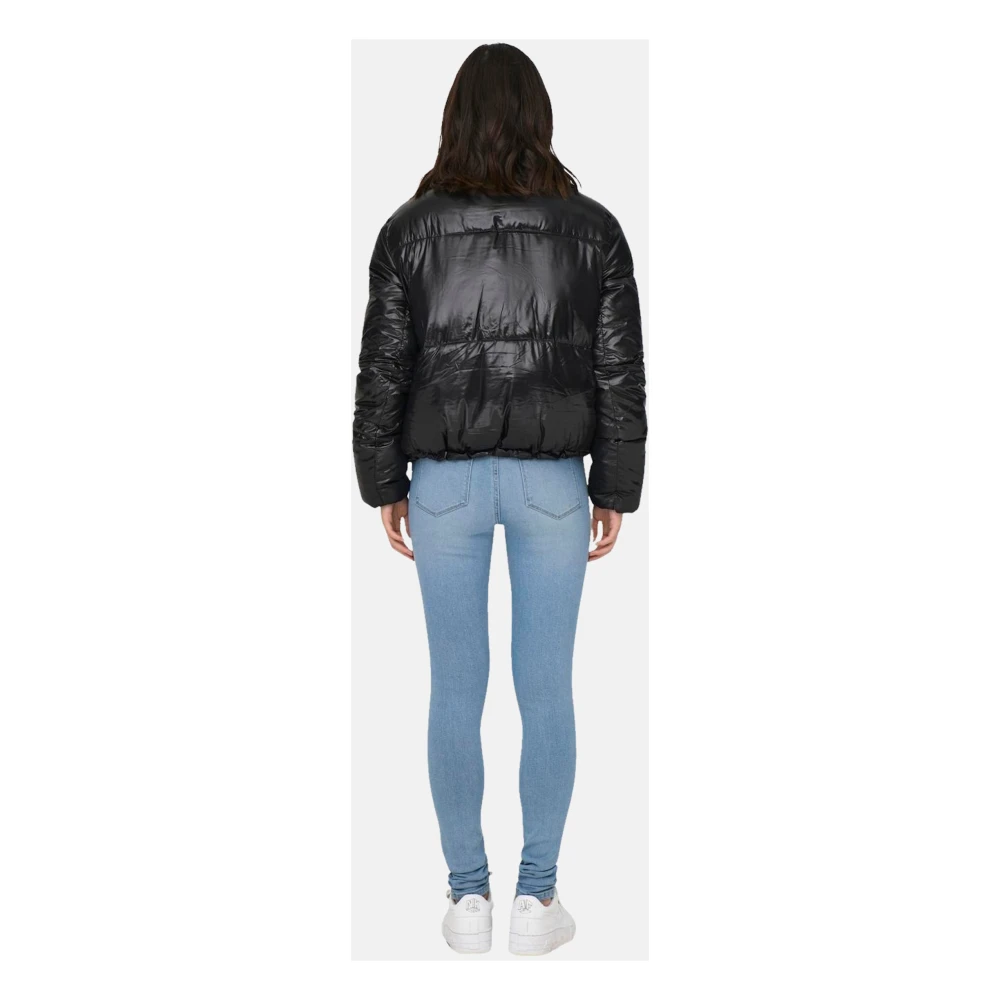 Only Stijlvolle Sky Gewatteerde Jas Black Dames