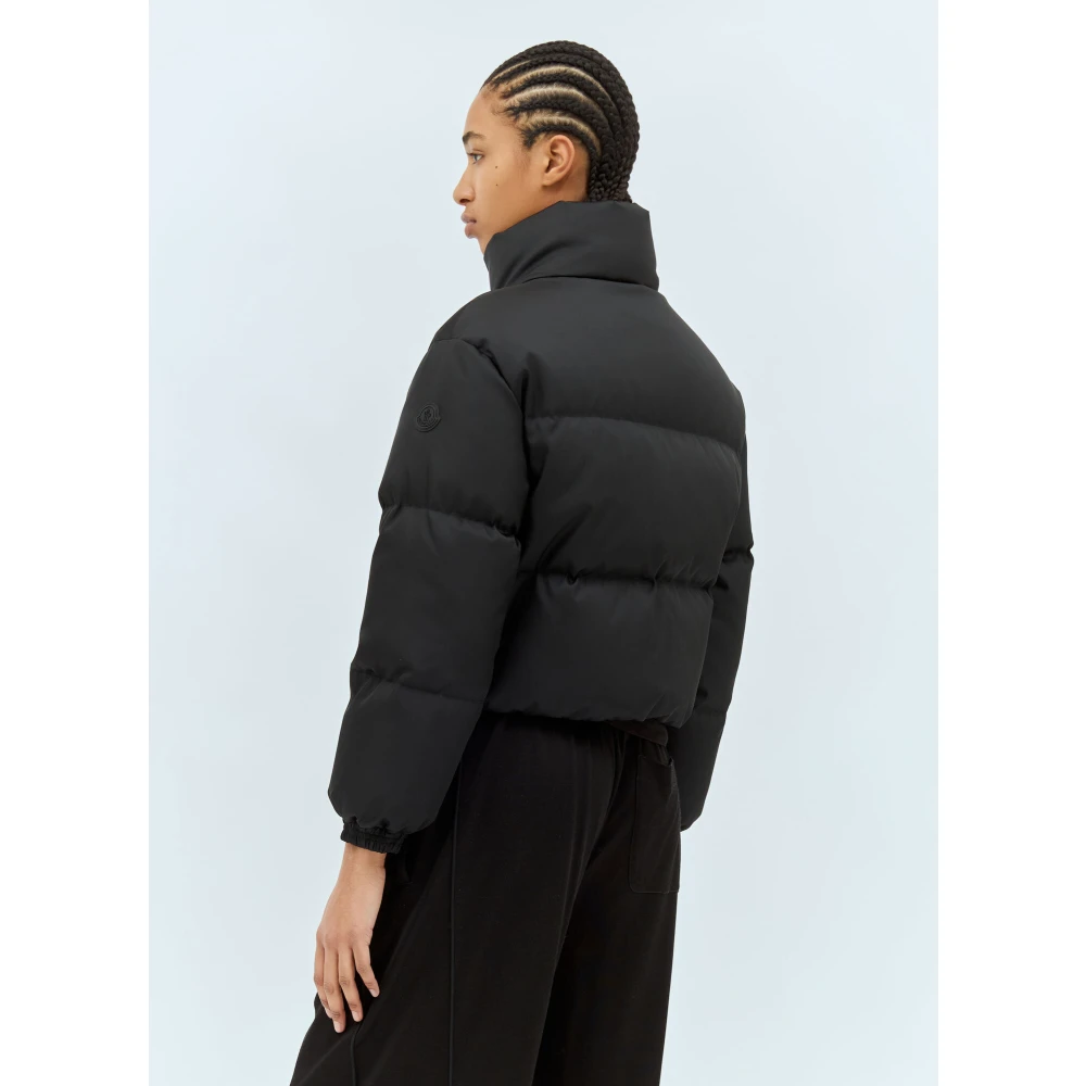 Moncler Mat Gewatteerd Donsjack Black Dames