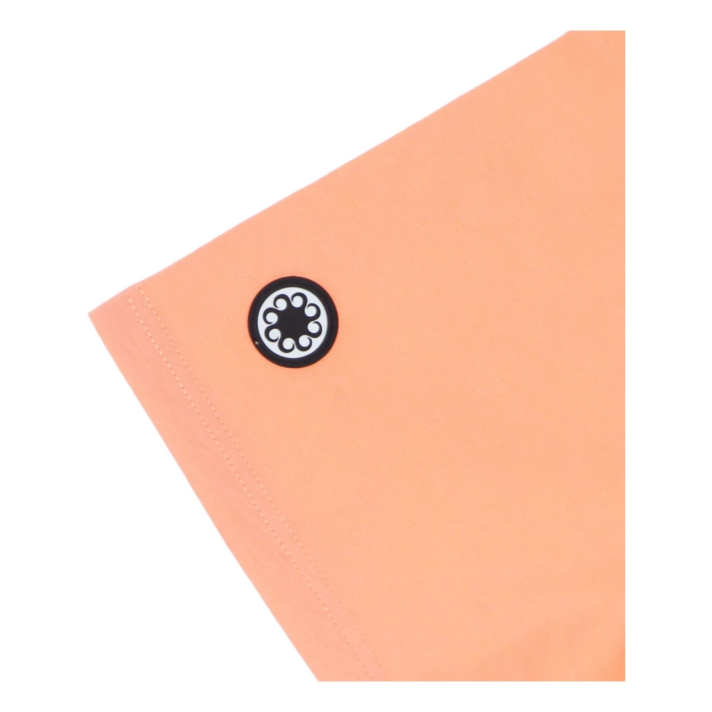 Octopus Outline Logo Tee Perzik Korte Mouw Orange Heren