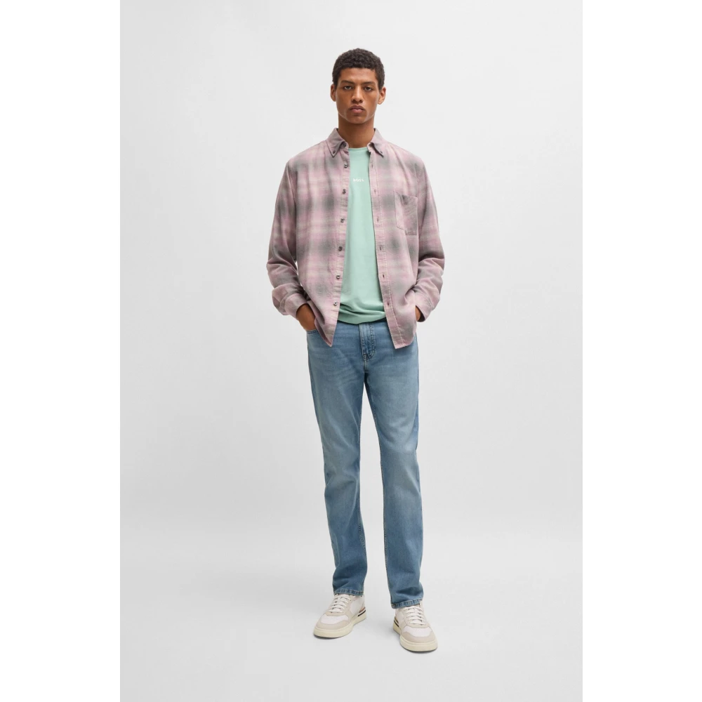 Boss Orange Stijlvolle Denim Jeans Blue Heren