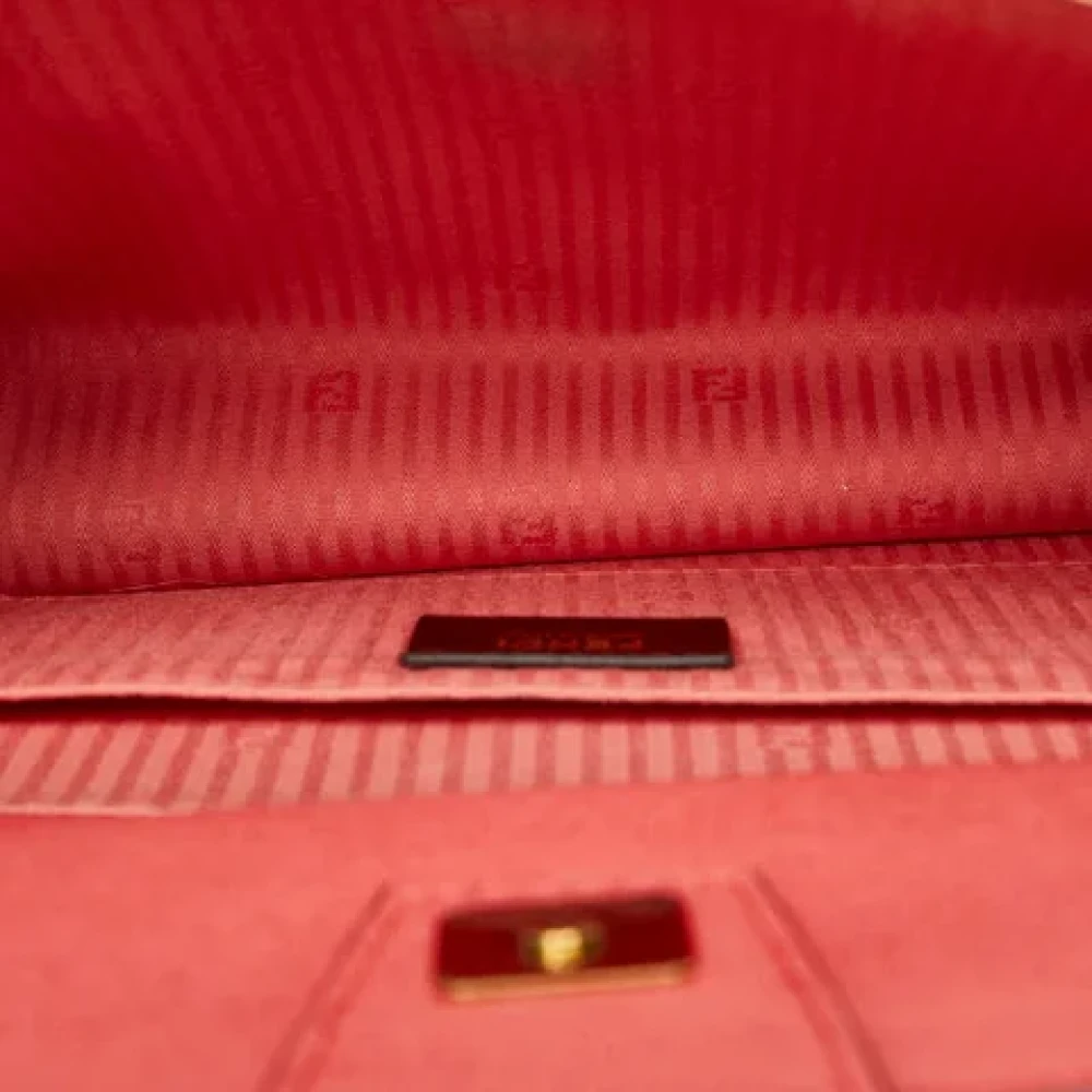 Fendi Vintage Pre-owned Leather handbags Pink Dames