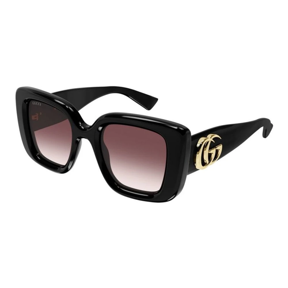 Gucci Women's Black Sunglasses, 50 Mm, Butterfly Frame Sunglasses