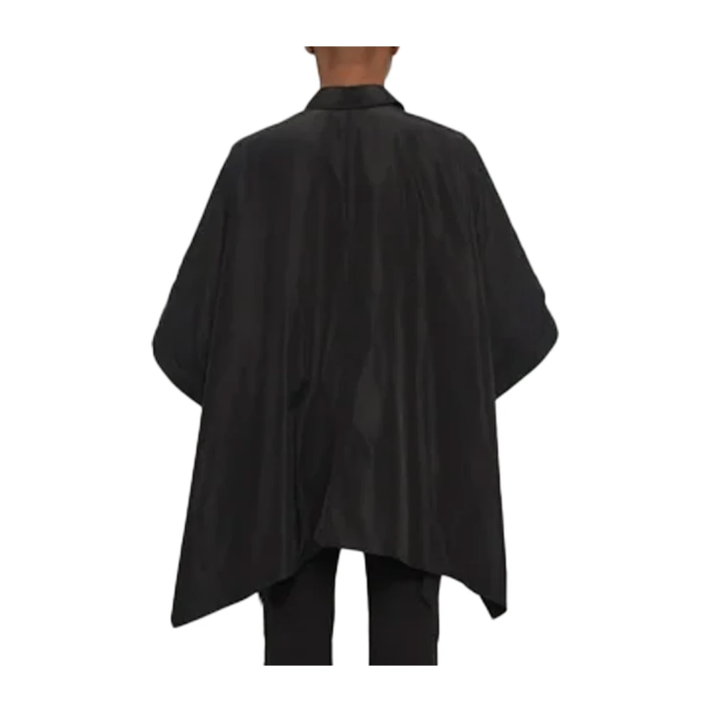 Aspesi Wide Sleeve Shirt Tarita Black Dames