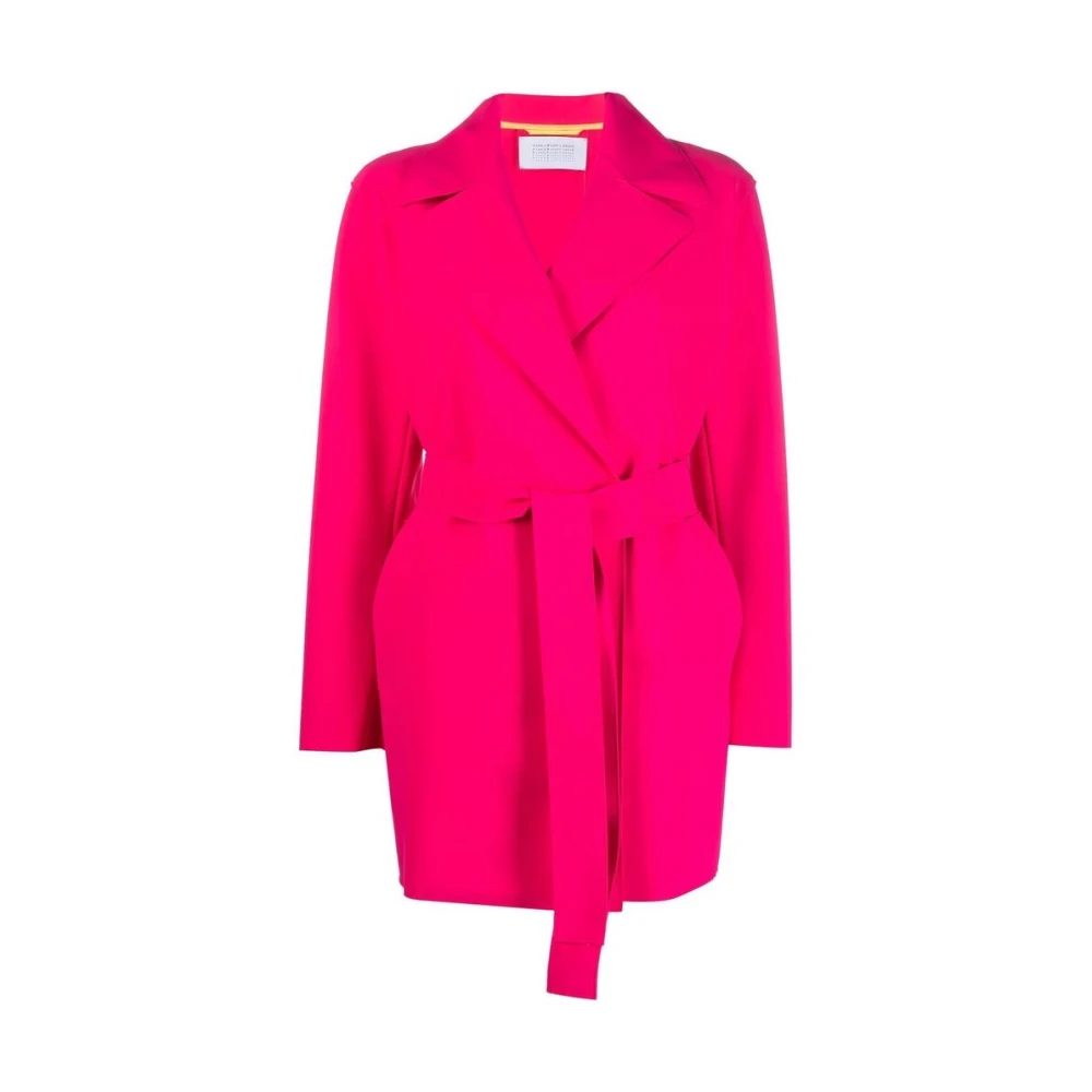 Harris Wharf London Single-Breasted Coats Pink Dames