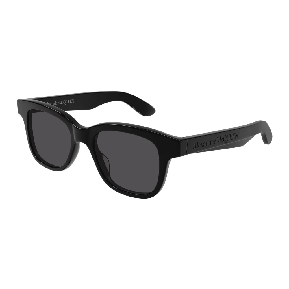 Alexander Mcqueen Men's Black Sunglasses,, /Grey Sunglasses Am0382s Medium