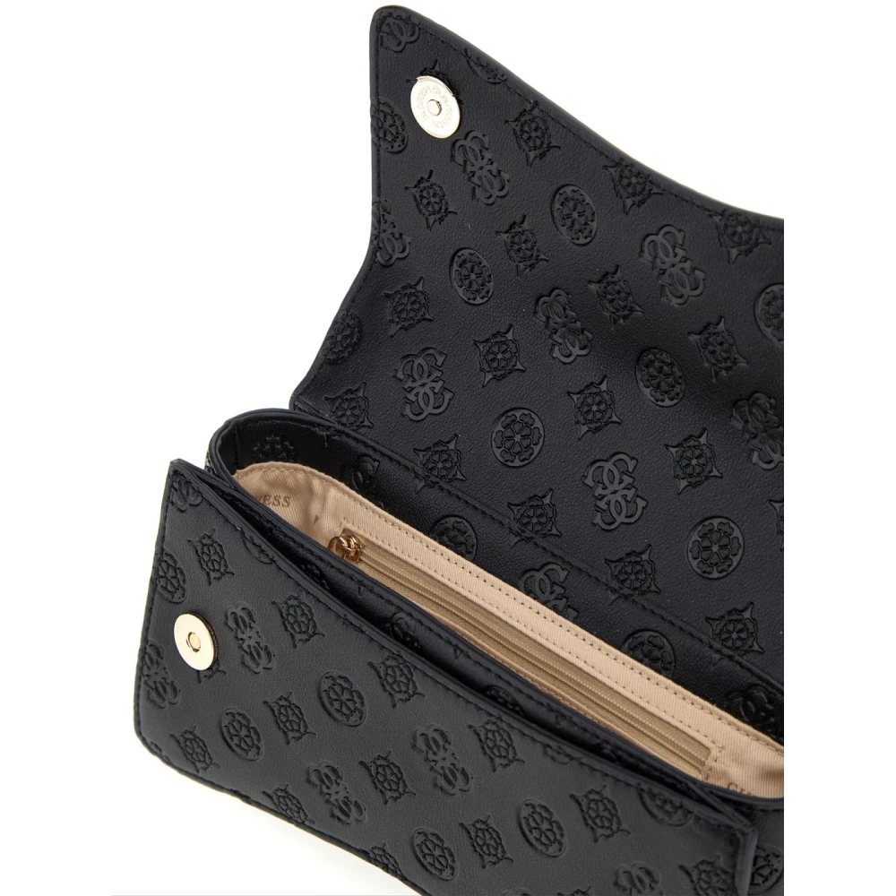 Guess Zwarte Schoudertas Gerty Girlfriend Sat Black Dames