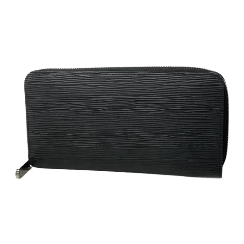 Louis Vuitton Vintage Pre-owned Fabric wallets Black Dames