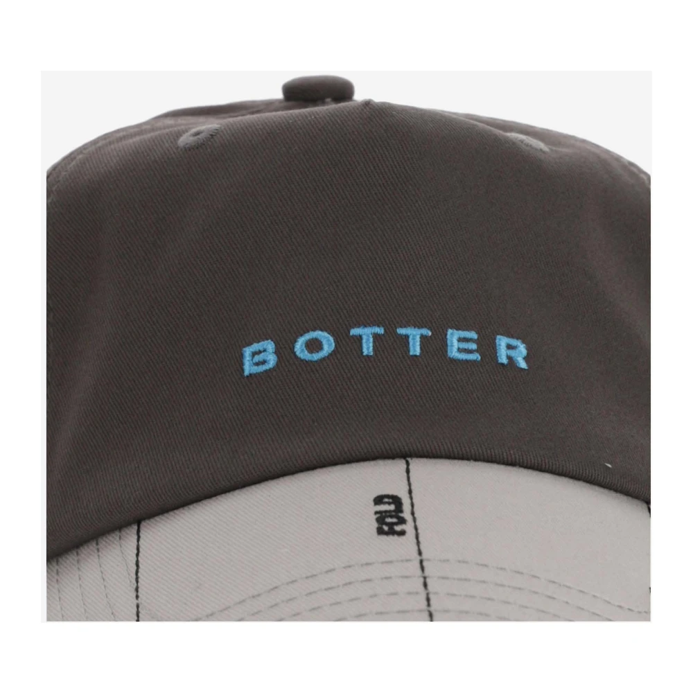 Botter Grijze Katoenen Baseballpet met Logo Borduursel Gray Heren