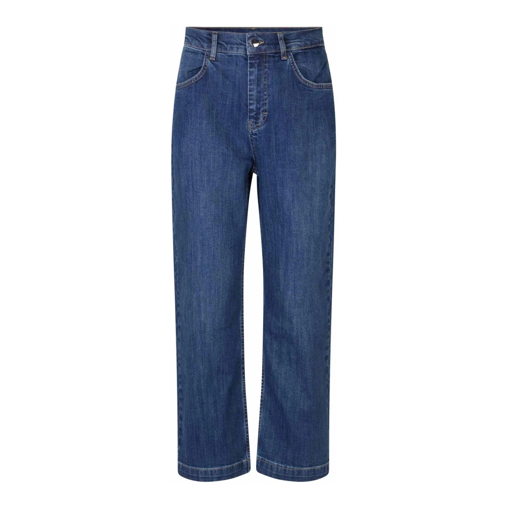 Masai Women's Blue Maportiscan Bukser 1011853 - Straight Fit Jeans - 2XL - Jeans
