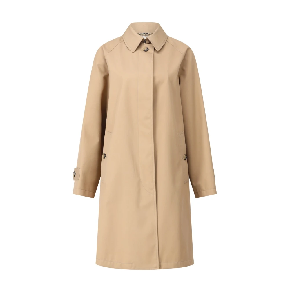 Sealup Elegante Trenchcoat met Moderne Details Beige Dames