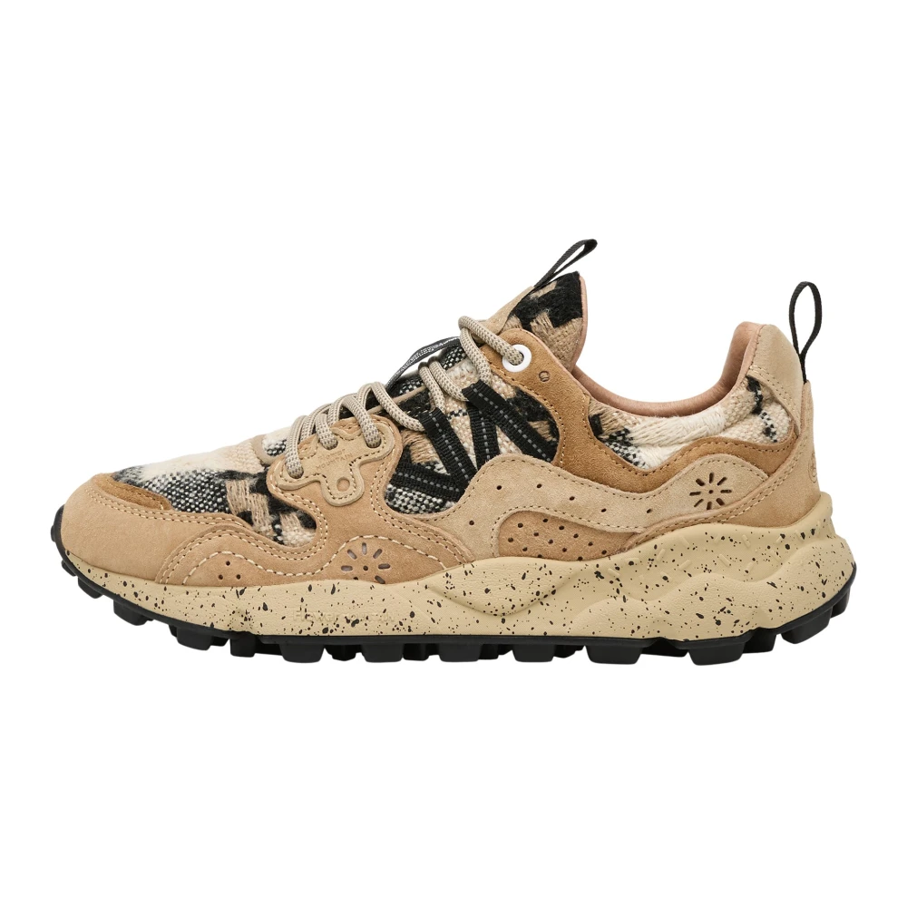 Flower Mountain Vrouw Beige Fitness Dames, 40 Eu, Leer, Yamano 3