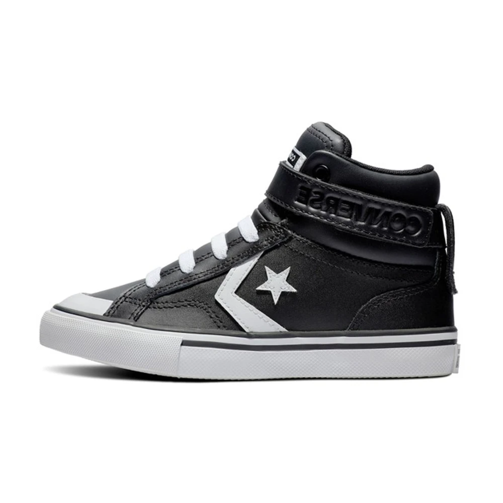 Converse Pro Blaze Strap Läder Sneaker Black, Pojke