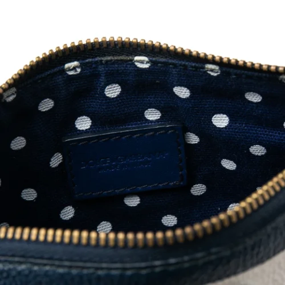 Dolce & Gabbana Pre-owned Leather shoulder-bags Blue Dames