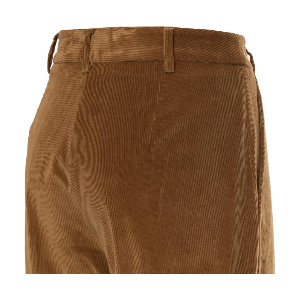 Harmont & Blaine Ribfluwelen broek Brown Dames
