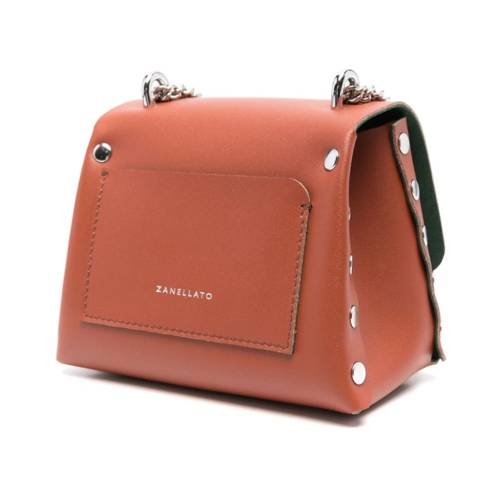 Zanellato Bruine Compacte Crossbody Tas Brown Dames