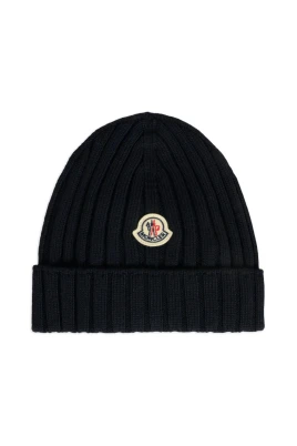 Logopatch Ribbstickad mössa