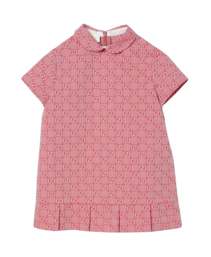 pleated-logo-dress-for-girls