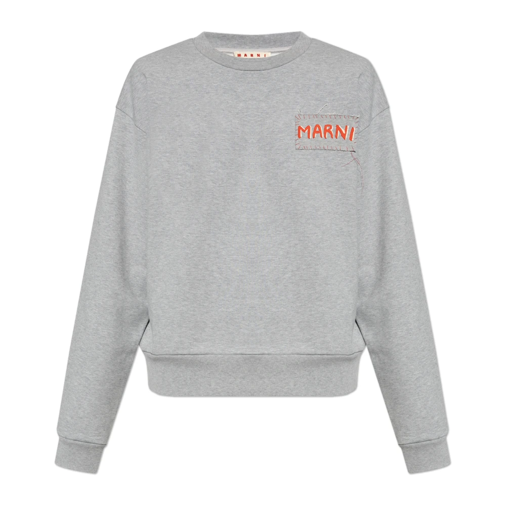 Marni Grijze Sweatshirt Aw24 Stijlvol Comfortabel Gray Heren