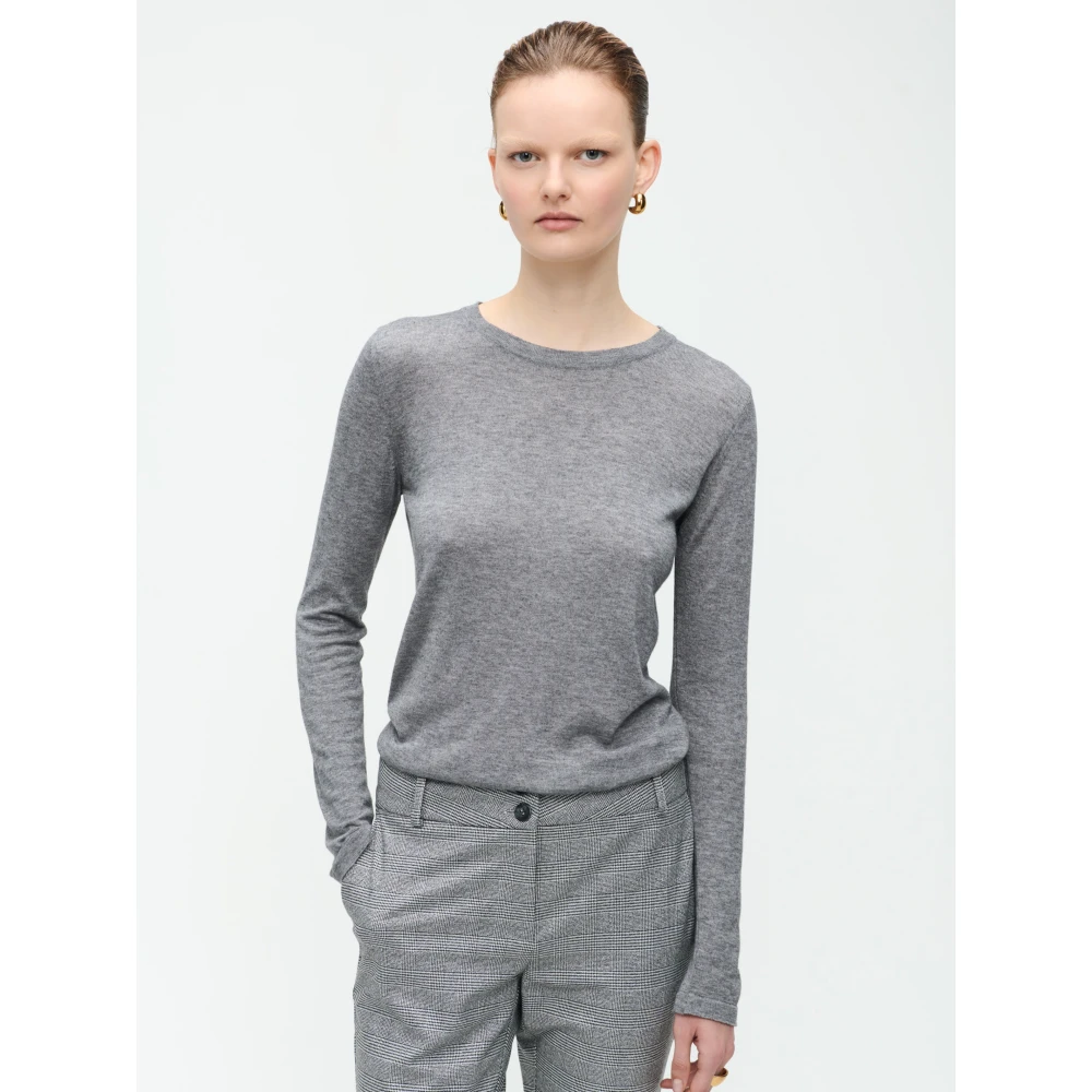 Jane Lushka Katherine Pu Pullover Gray Dames