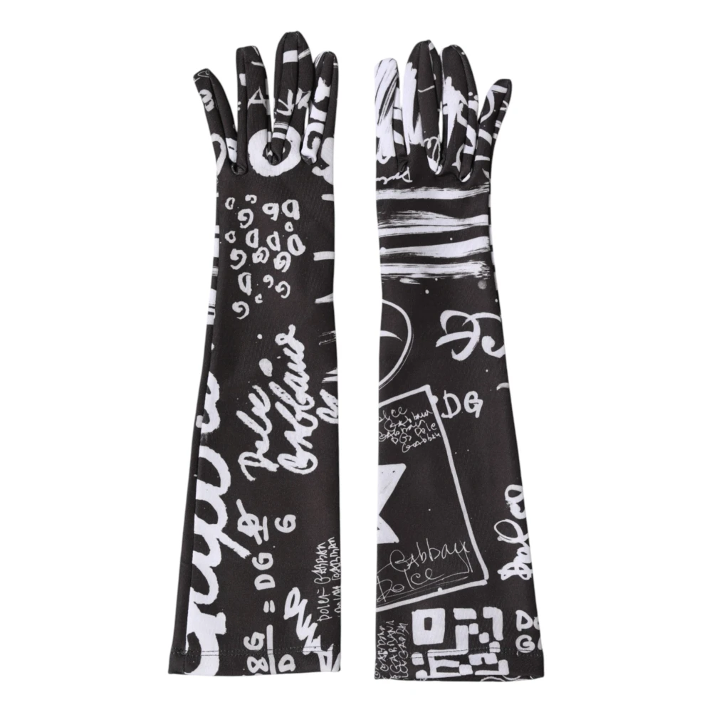 Dolce & Gabbana Unisex Nero - Guanti Lunghi - Accessories - One Size