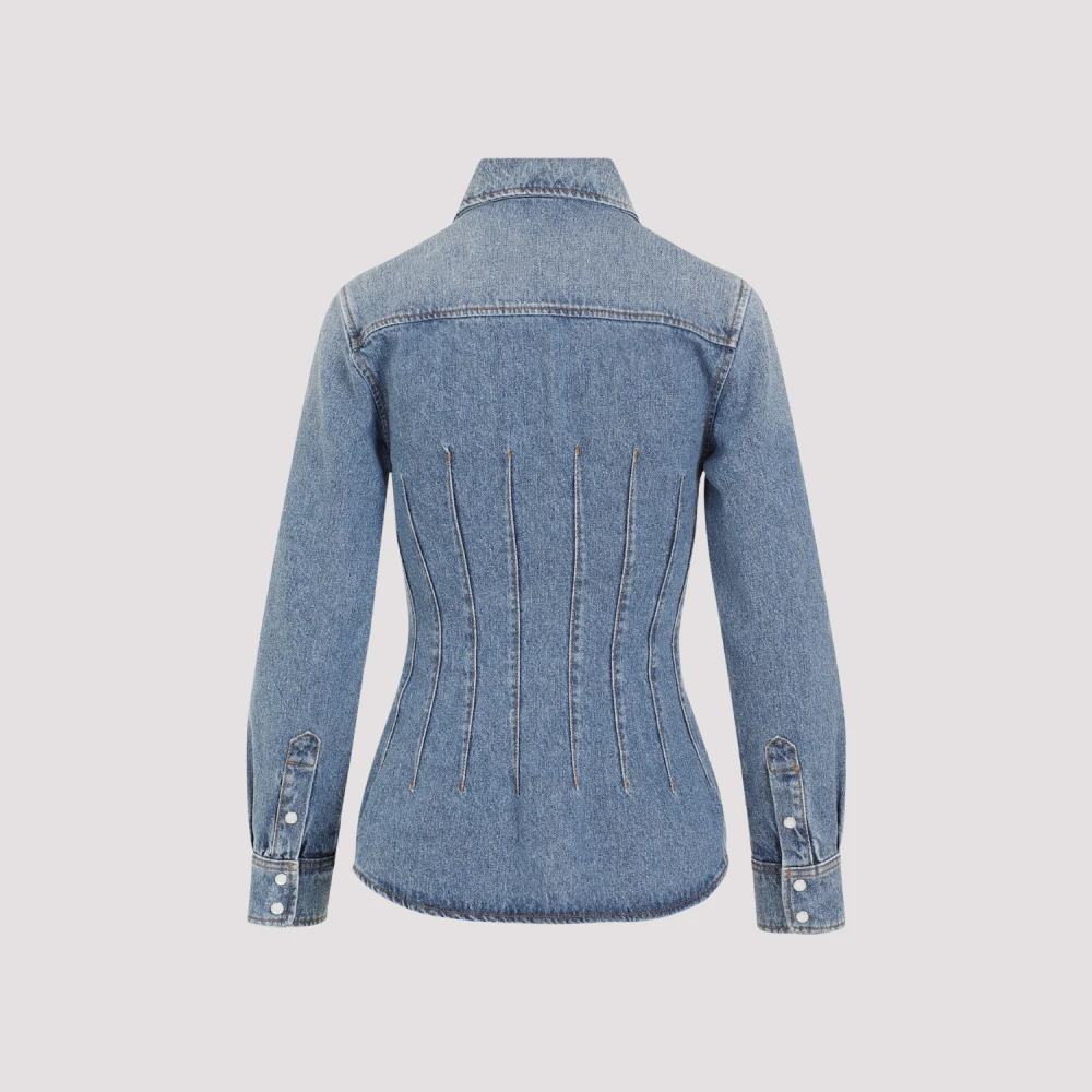 Chloé Blauwe Katoenen Rok Blue Dames