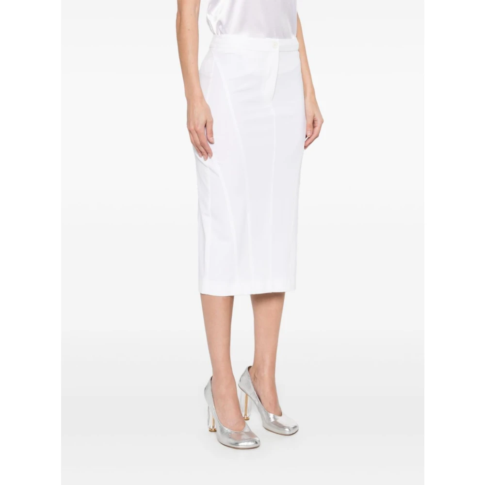 pinko Stijlvolle Midi Rokken Collectie White Dames