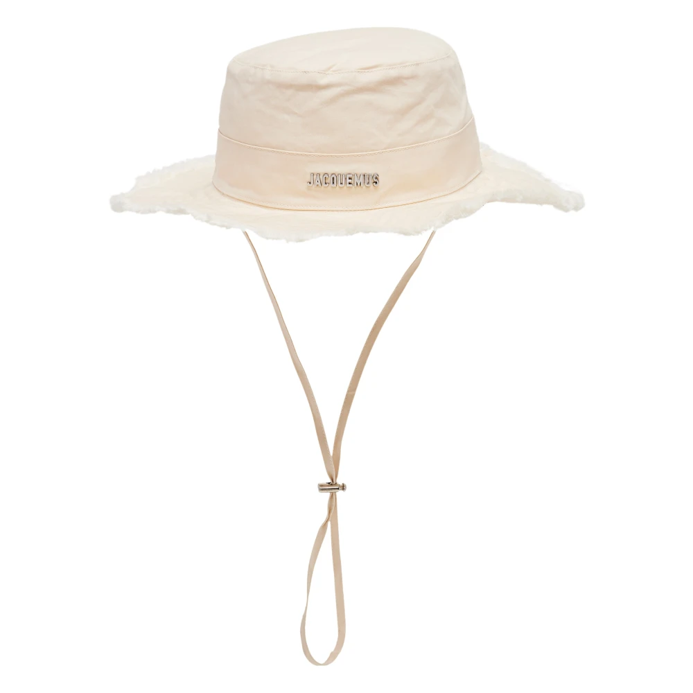 Jacquemus White Artichaut Bucket Hat - Unisex - Accessories - 58 Cm - Accessories