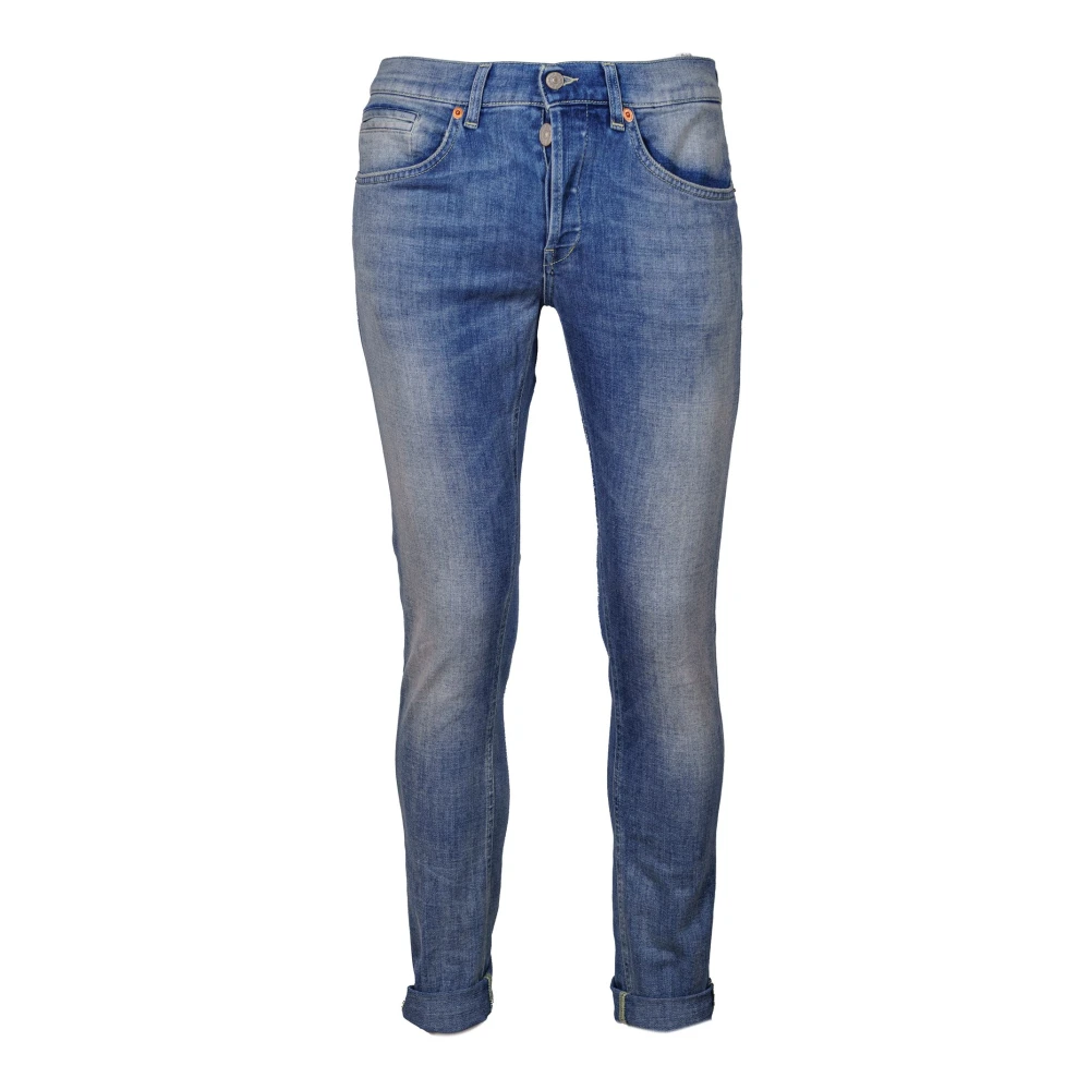 Dondup Men's Blue Denim Jeans Skinny Fit - Slim Fit Jeans - W35 - Jeans