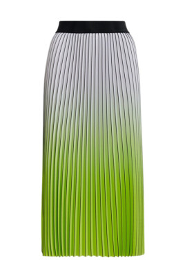 gradient-pleated-skirt