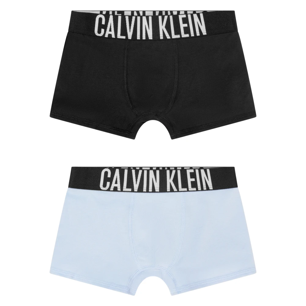 Calvin Klein Boys Black Kids Boxers, 14 Y, 2 Pack Boxer Shorts Set
