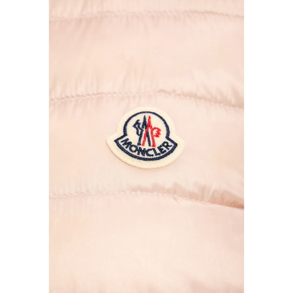 Moncler Liane vest met logo Pink Dames