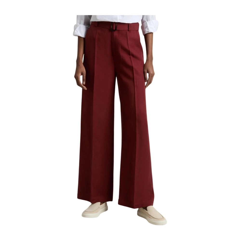 Woolrich Brown Wide Trousers - Female - Wide Trousers - W29 - Trousers