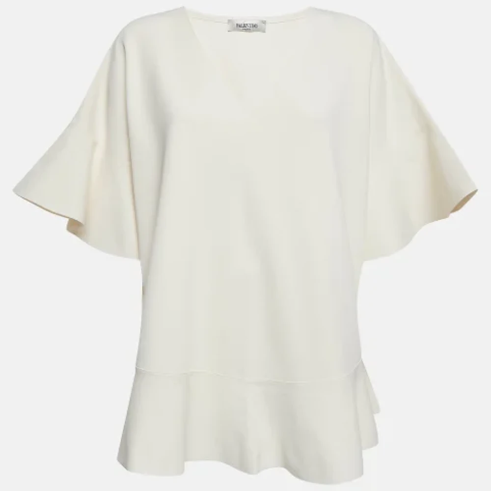 Valentino Vintage Pre-owned Knit tops White Dames