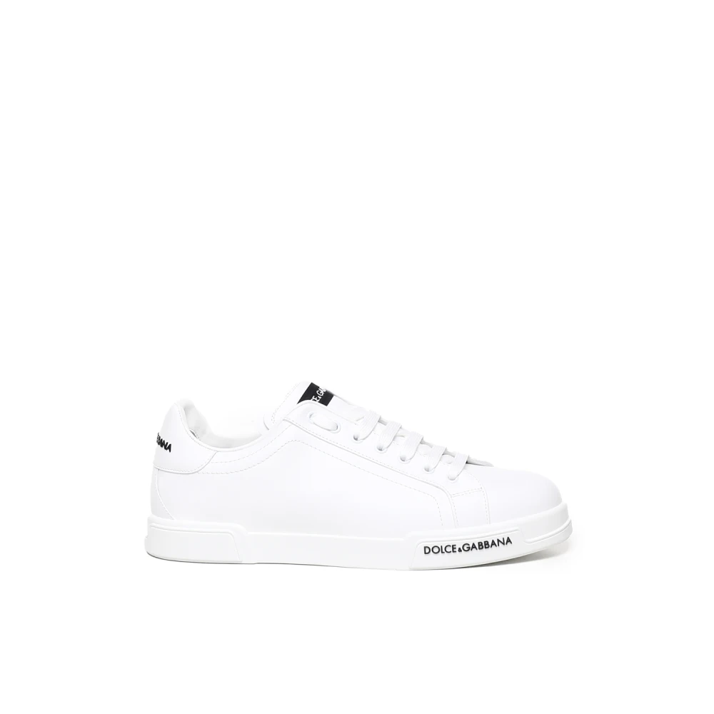 Dolce & Gabbana Men's White Portofino Trainers - Sneakers - 6 Uk - Shoes