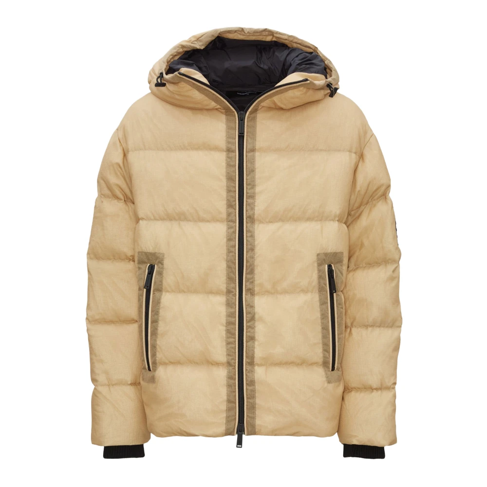 Dsquared2 Stijlvolle Winterjas voor Mannen Beige Heren