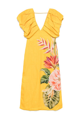 sunflower-yellow-floral-print-dress