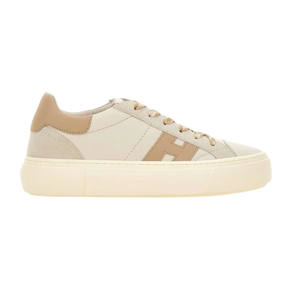 Hogan Crosswind Sneakers Dames Schoenen Beige