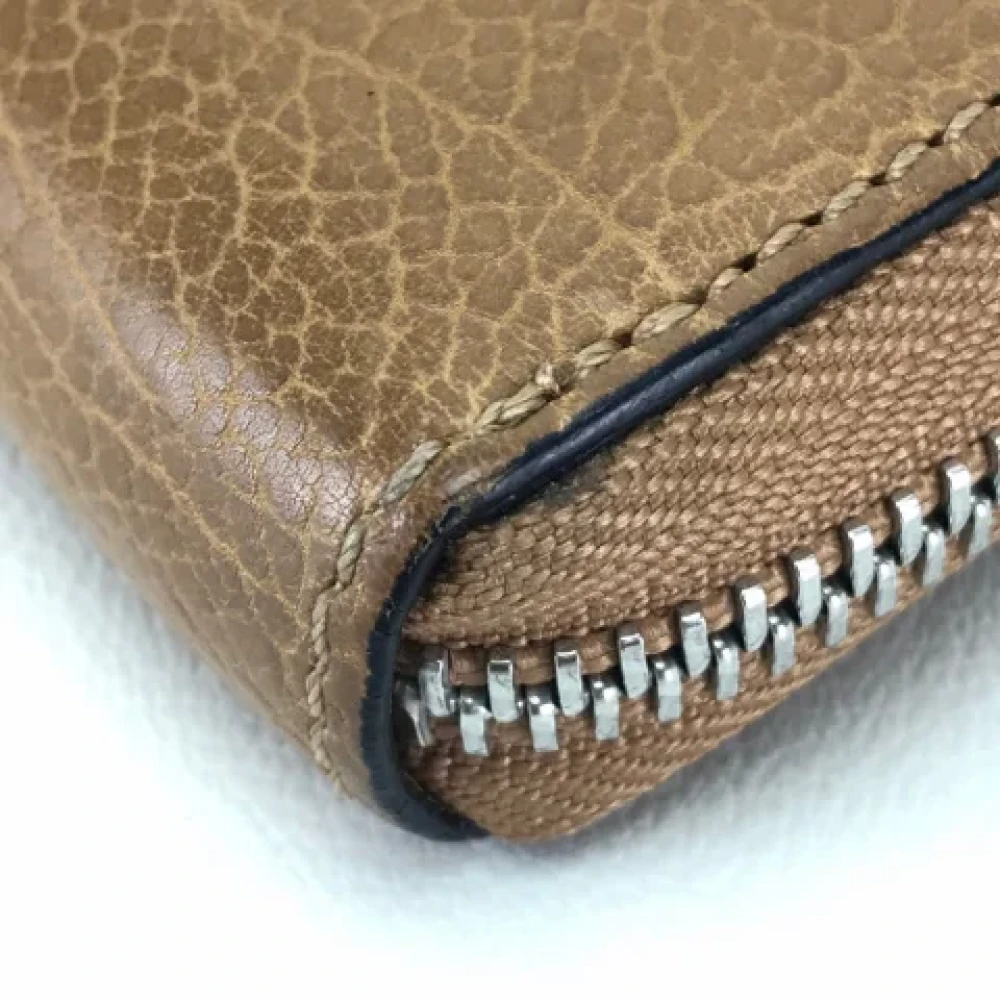 Chloé Pre-owned Leather wallets Brown Dames
